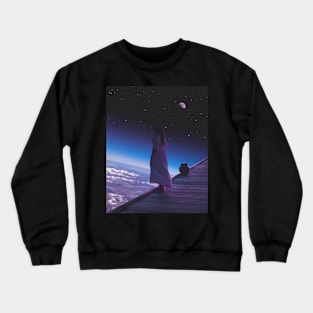 PINK SPACE Crewneck Sweatshirt